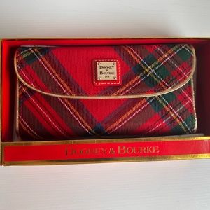 Dooney & Bourke Tartan Continental Clutch